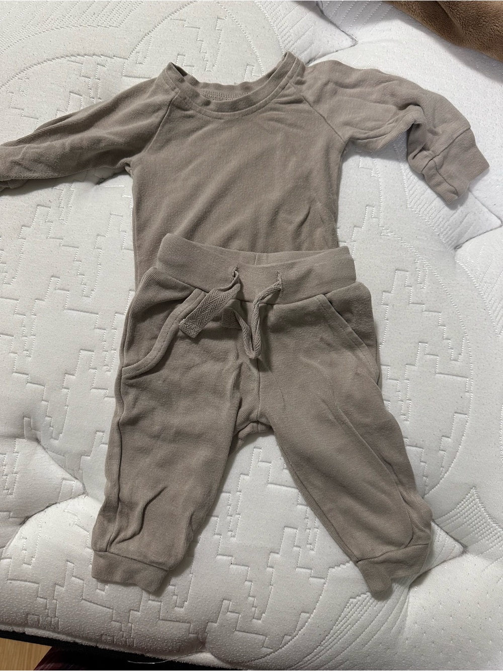 Kyte BABY Taupe Kids Joggers - Neutral Tan